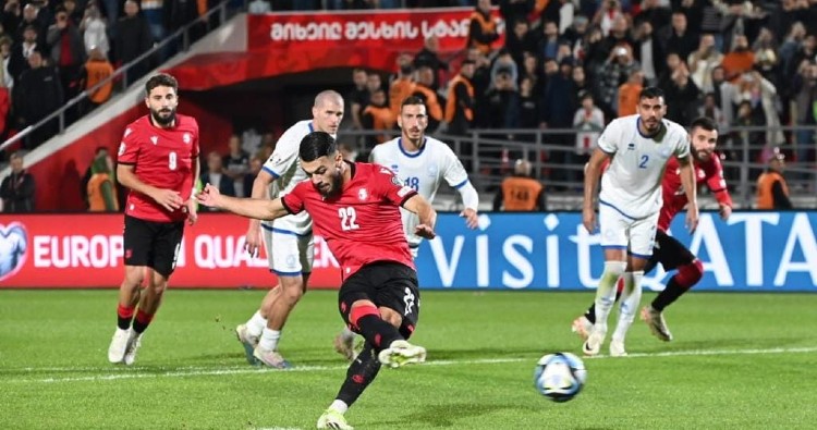 Georgian national football team defeats Cyprus in UEFA Euro 2024 qualifying